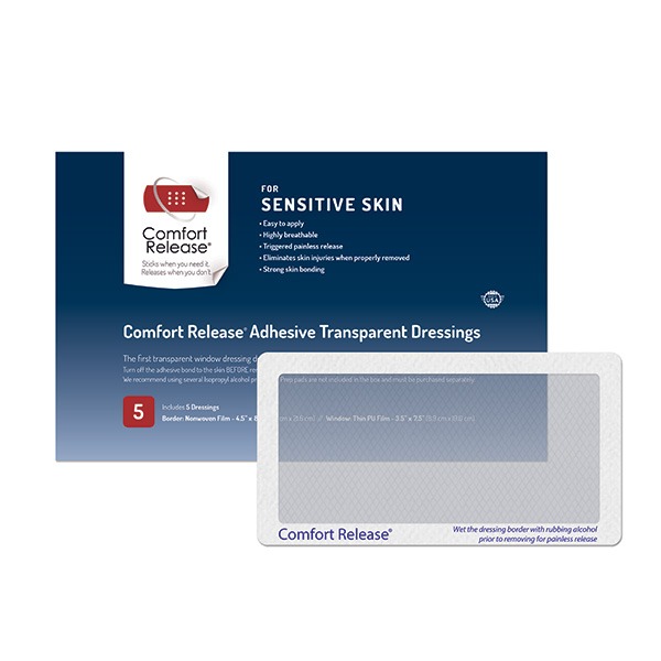 GB113 - Comfort Release® Adhesive Transparent Dressings