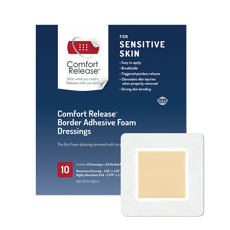 GB115 - Comfort Release® Border Adhesive Foam Dressings - OUT OF STOCK